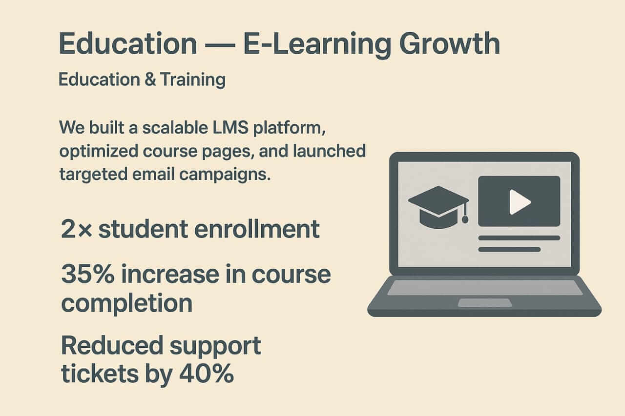 Education E-Learning Case Study